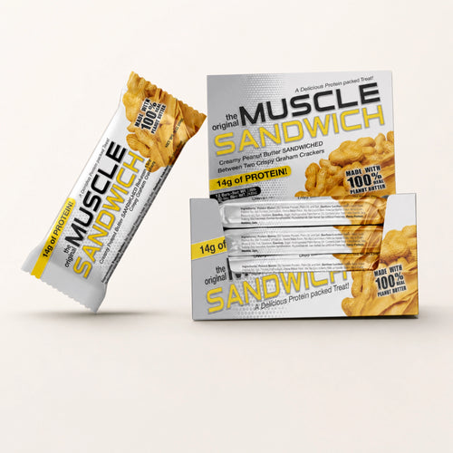 Muscle Sandwich Peanut Butter Protein Bar 56g | 14g Protein