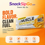 Muscle Sandwich Peanut Butter Protein Bar 56g | 14g Protein