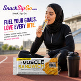 Muscle Sandwich Peanut Butter Protein Bar 56g | 14g Protein