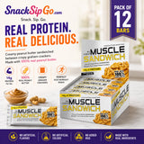 Muscle Sandwich Peanut Butter Protein Bar 56g | 14g Protein