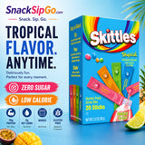 Skittles Singles To Go Original Variety Pack Zero Sugar Drink Mix, 30 Sticks