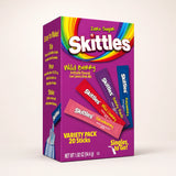 Skittles Singles To Go Wild Berry Zero Sugar Drink Mix, 20 Sticks